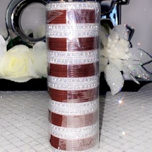 Maroon and sparkly silver newborn baby bangles